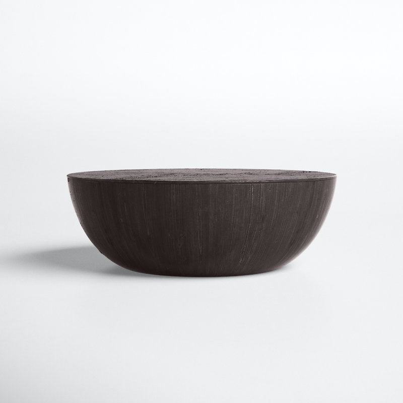 Joss & Main Brookhaven Solid Wood Drum Coffee Table & Reviews Wayfair